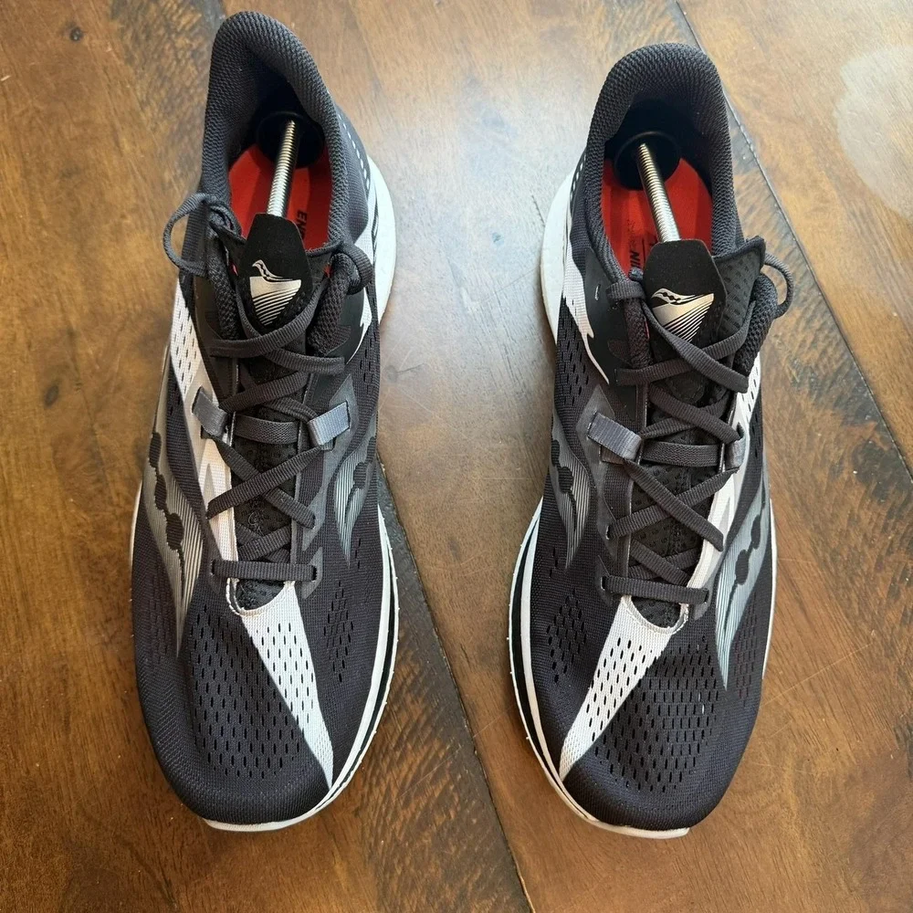 Saucony‎ Endorphin Pro 2 Shoes Mens Size 14 Black Carbon Racing S20687-10